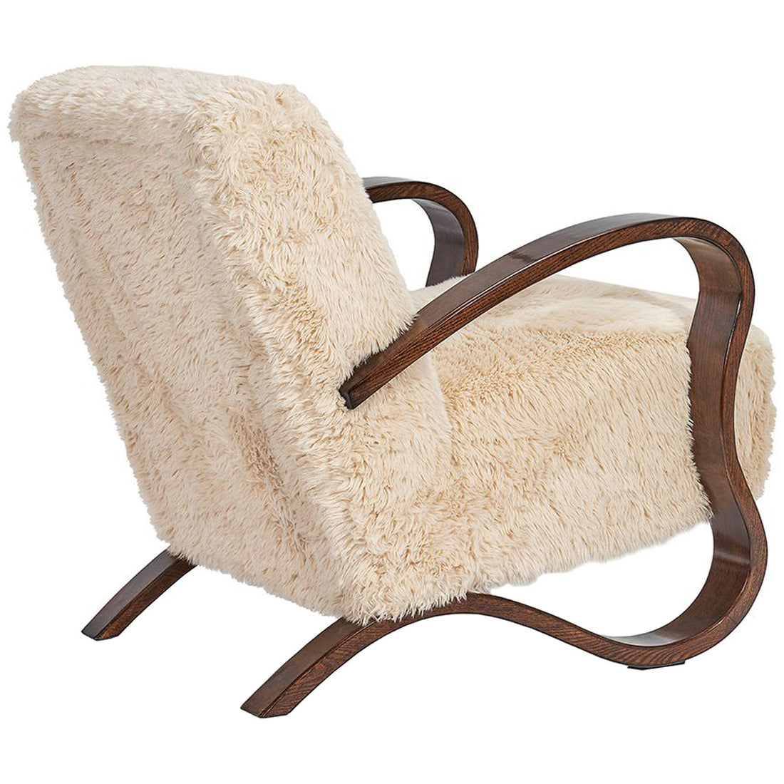 Interlude Home Milan Lounge Chair - Almond