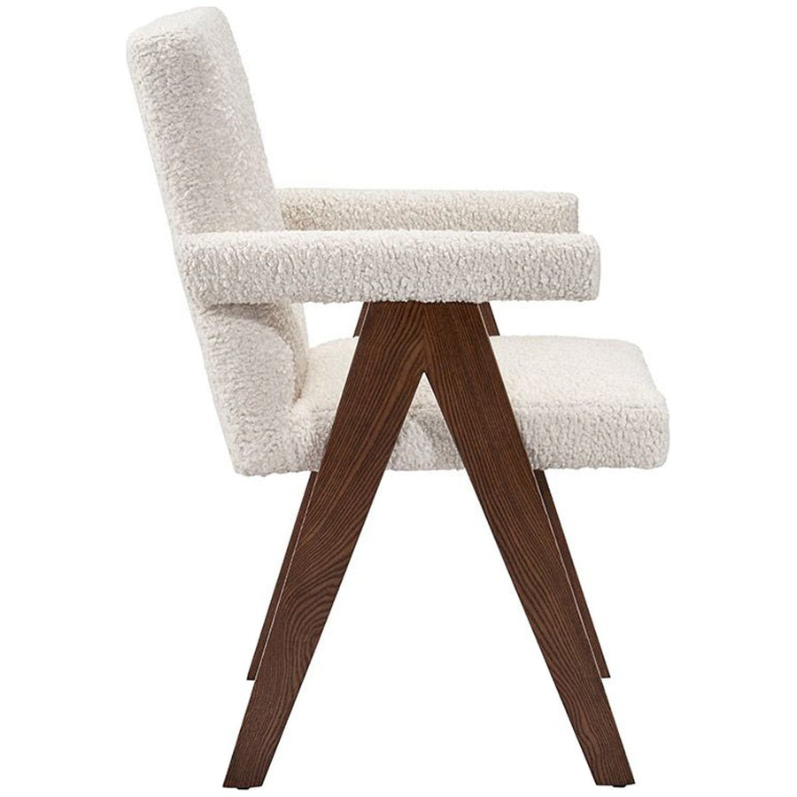 Interlude Home Julian Arm Chair - Boucle