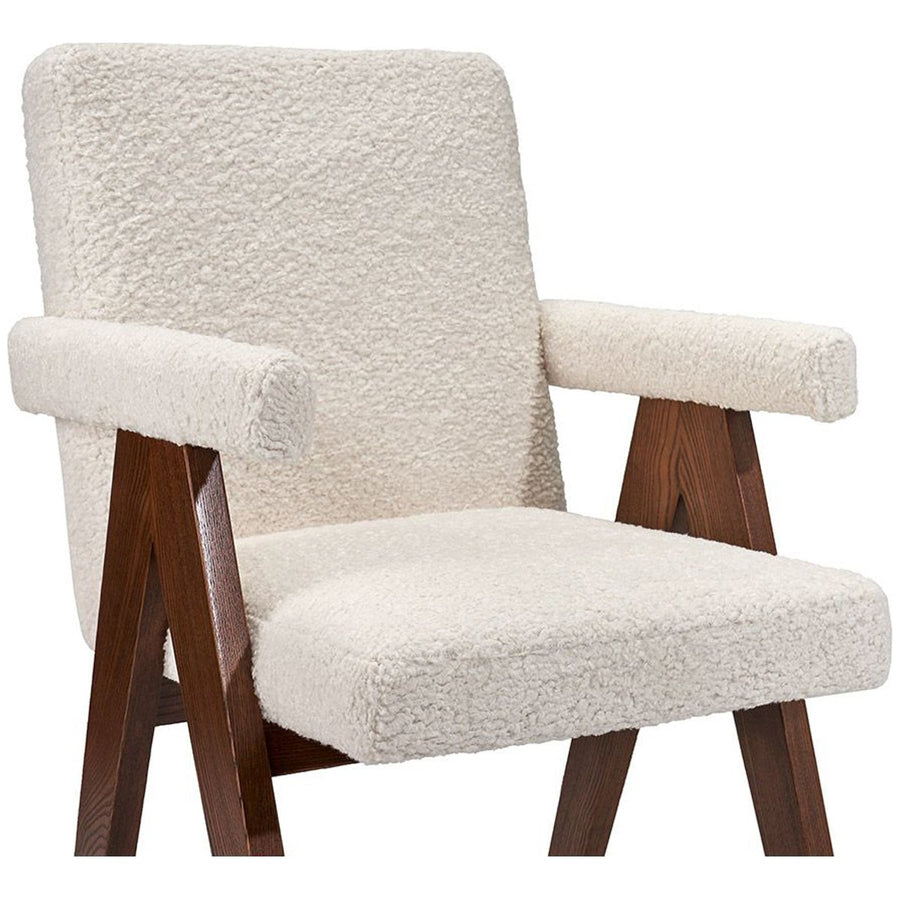 Interlude Home Julian Arm Chair - Boucle