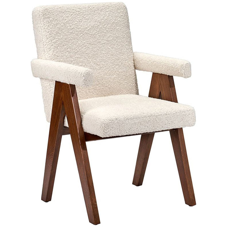 Interlude Home Julian Arm Chair - Boucle