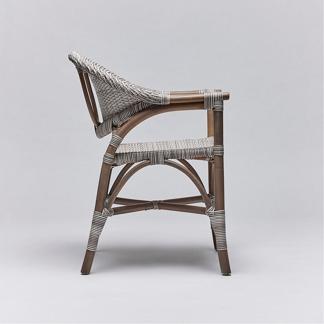 Interlude Home Vero Arm Chair - Grey