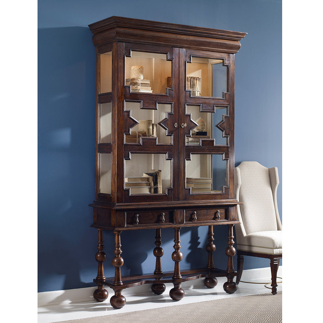 Ambella Home William And Mary Tall Cabinet