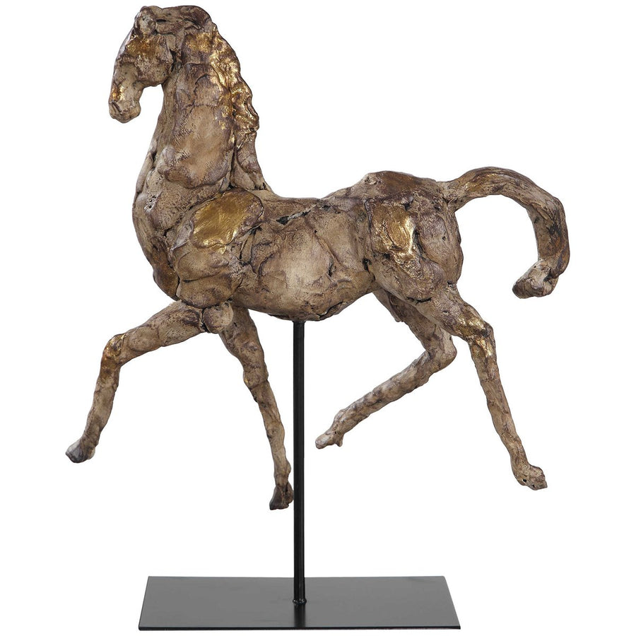 Uttermost Caballo Dorado Horse Sculpture