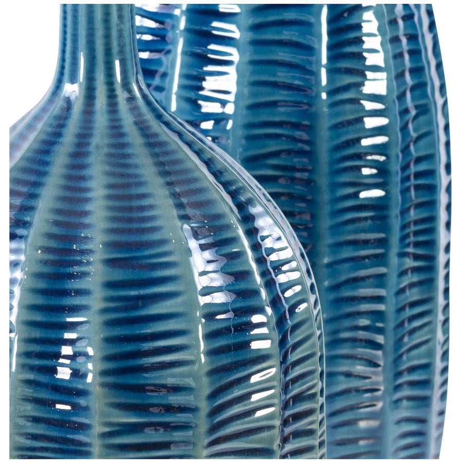 Uttermost Bixby Blue Vases, 2-Piece Set