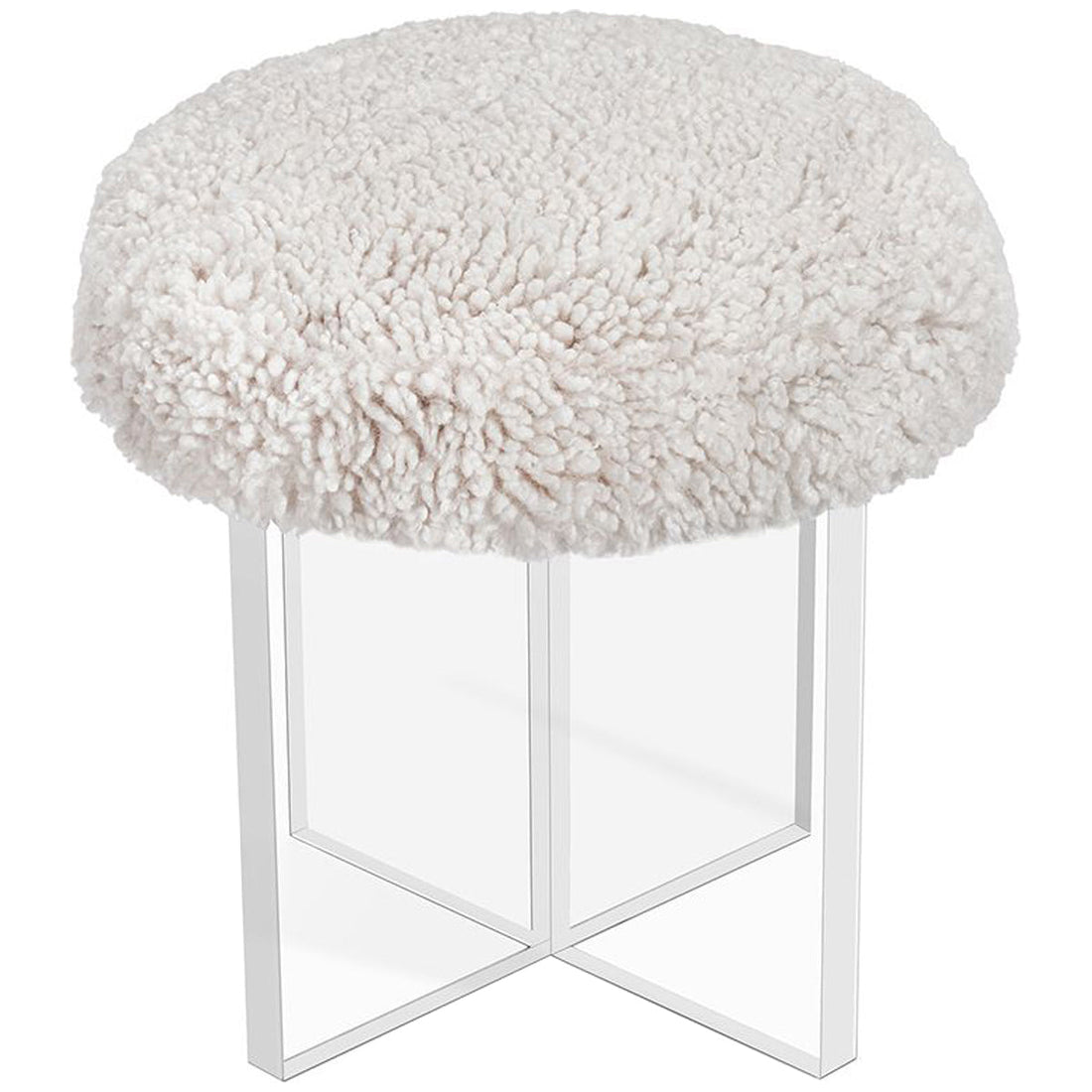 Interlude Home Jules Stool - Winter