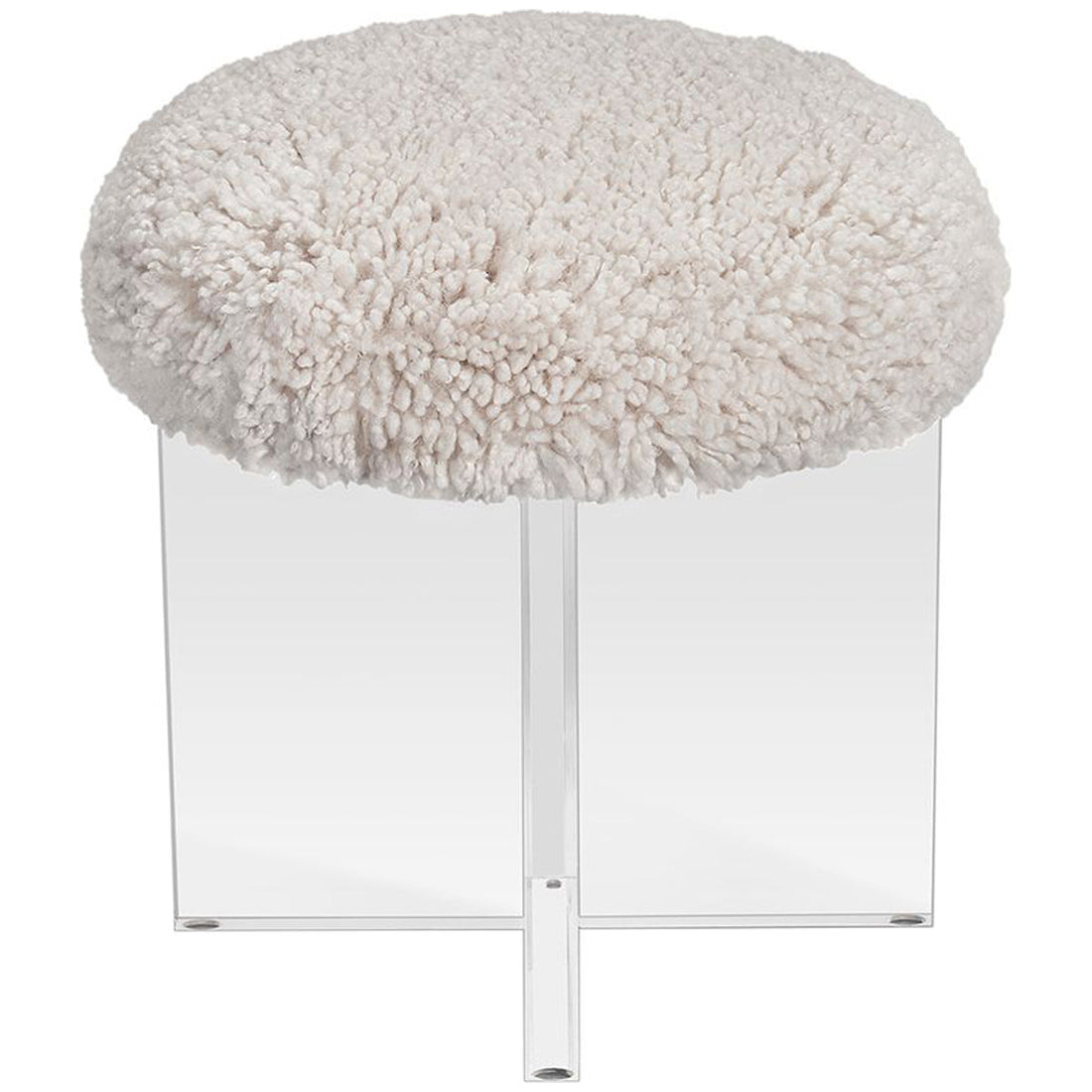 Interlude Home Jules Stool - Winter