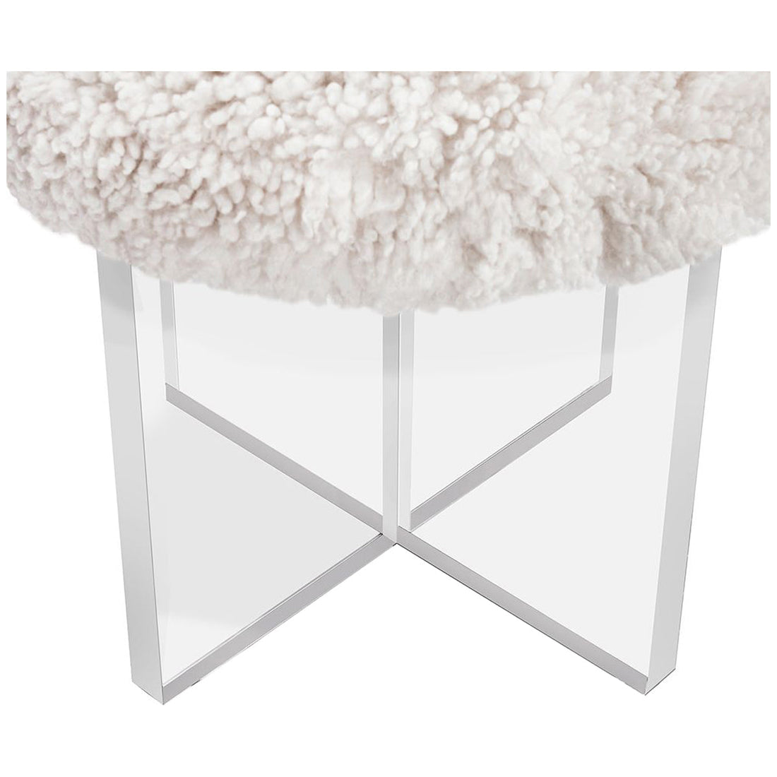 Interlude Home Jules Stool - Winter