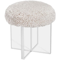 Interlude Home Jules Stool - Winter