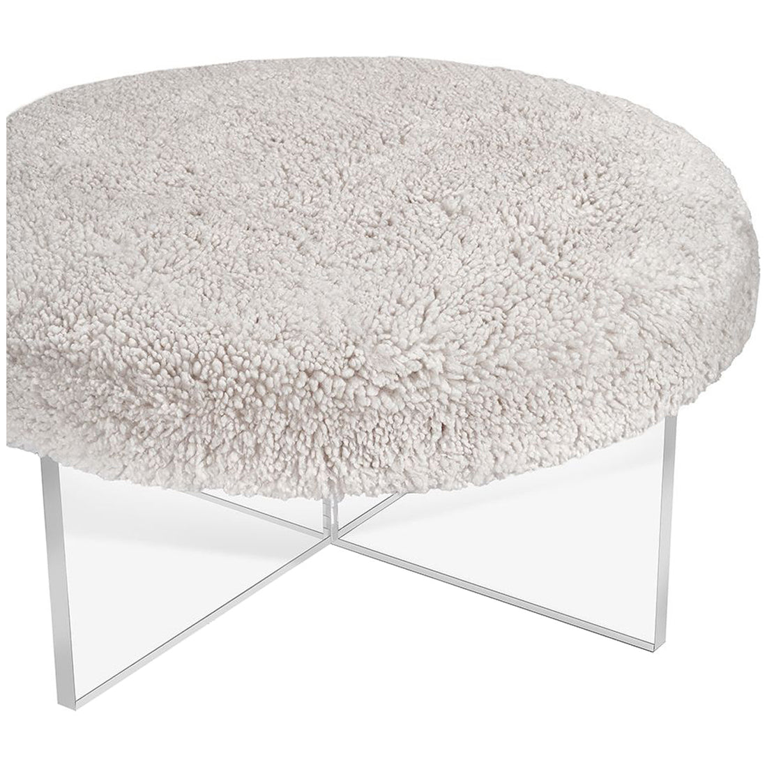 Interlude Home Jules Ottoman - Winter