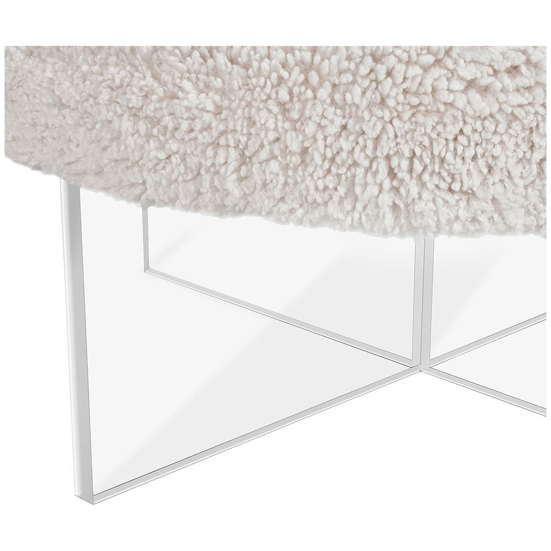 Interlude Home Jules Ottoman - Winter