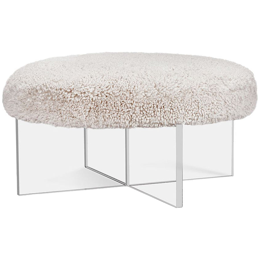 Interlude Home Jules Ottoman - Winter