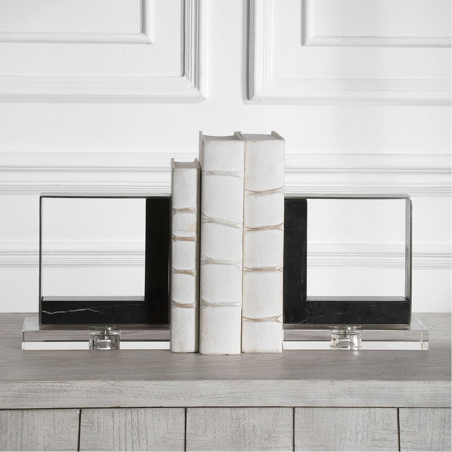 Uttermost Tilman Modern Marble Bookends, Set of 2