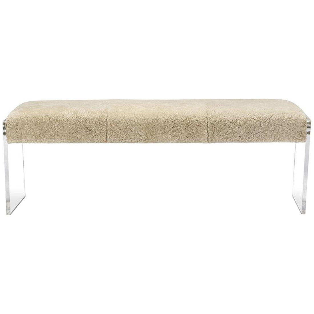 Interlude Home Aiden Shearling Bench