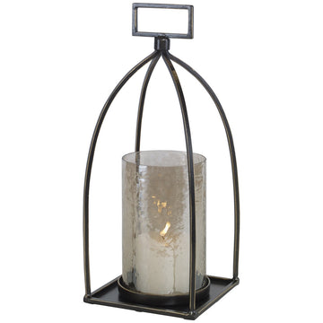 Uttermost Riad Bronze Lantern Candleholder