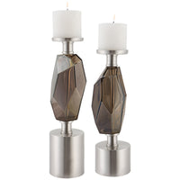 Uttermost Ore Candleholders, 2-Piece Set