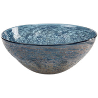 Uttermost Genovesa Aqua Glass Bowl