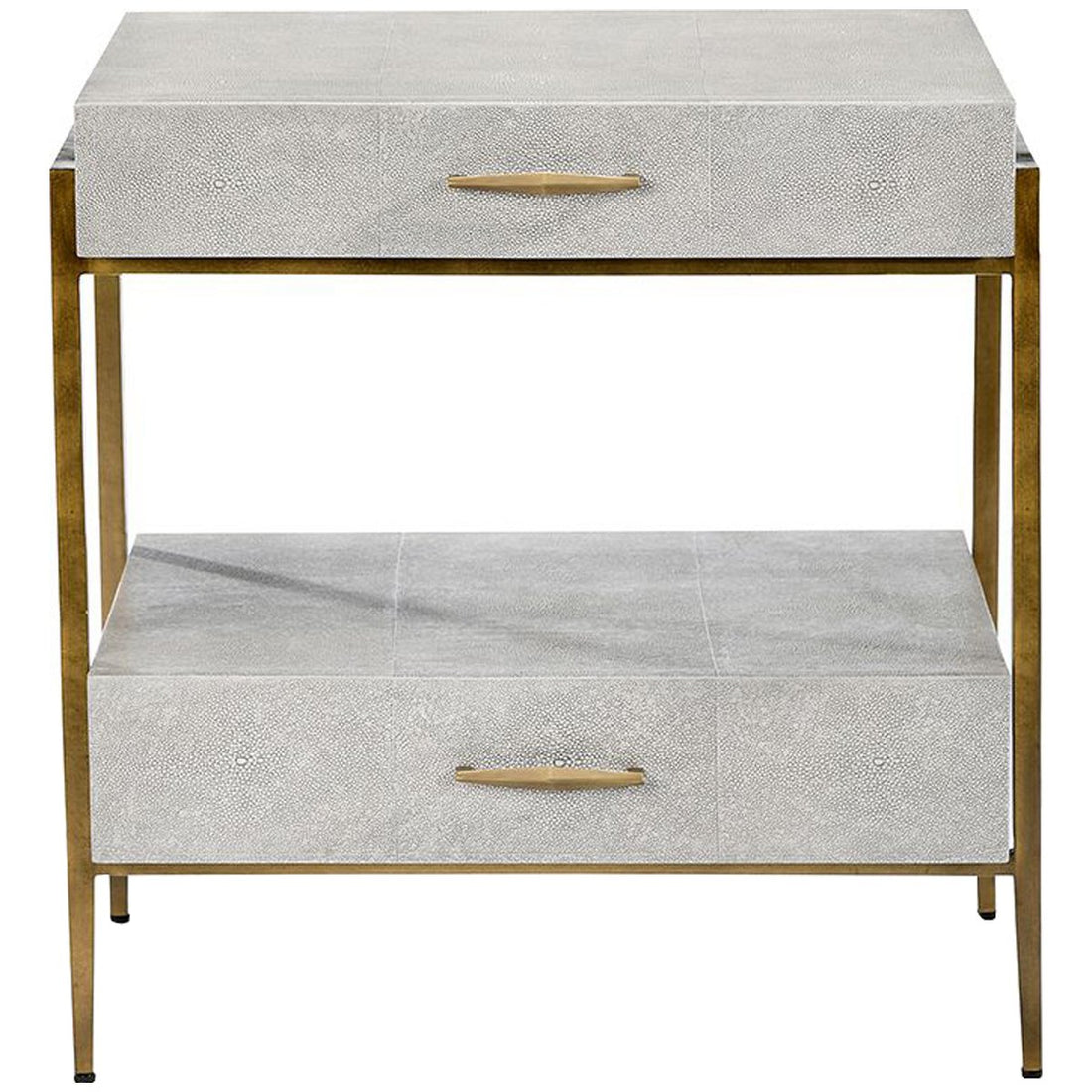 Interlude Home Morand Grey Bedside Chest