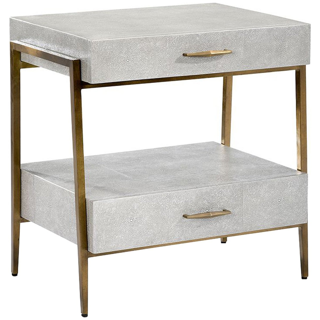 Interlude Home Morand Grey Bedside Chest