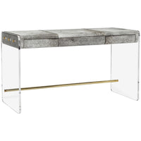 Interlude Home Cora Hide Desk