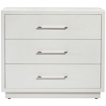 Interlude Home Taylor 3-Drawer Chest - White