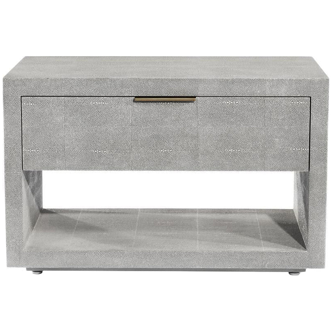 Interlude Home Montaigne Bedside Chest - Shagreen