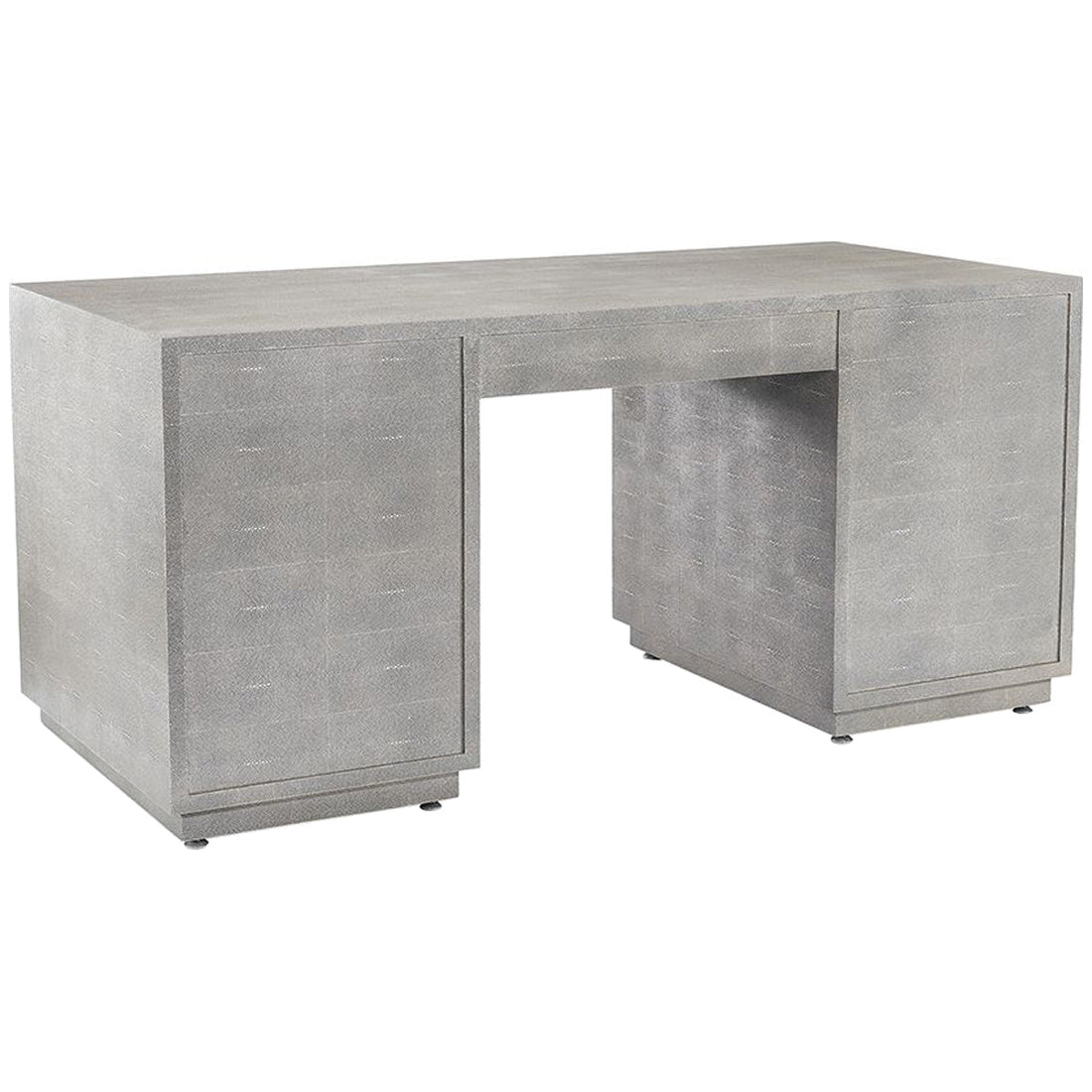 Interlude Home Livia Desk - Grey Shagreen