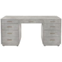 Interlude Home Livia Desk - Grey Shagreen