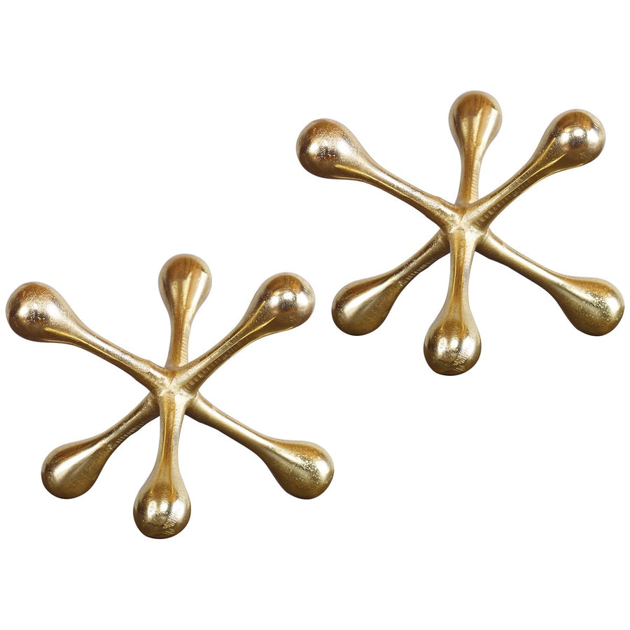 Uttermost Harlan Brass Objects, Set of 2