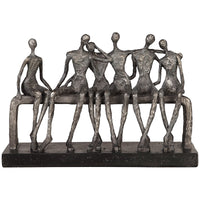 Uttermost Camaraderie Aged Silver Figurine