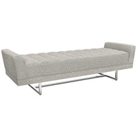 Interlude Home Luca King Bench - Loma Weave