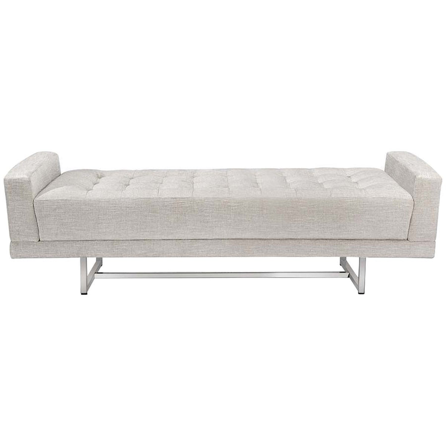 Interlude Home Luca King Bench - Faux Linen