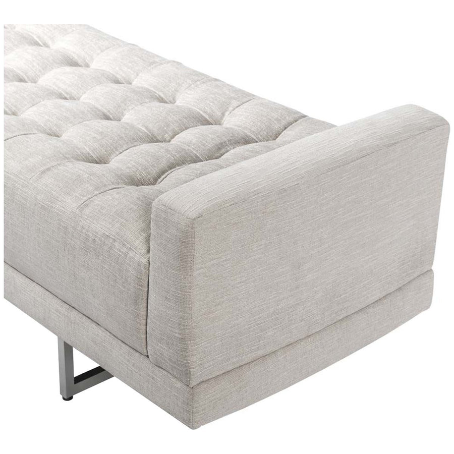 Interlude Home Luca King Bench - Faux Linen