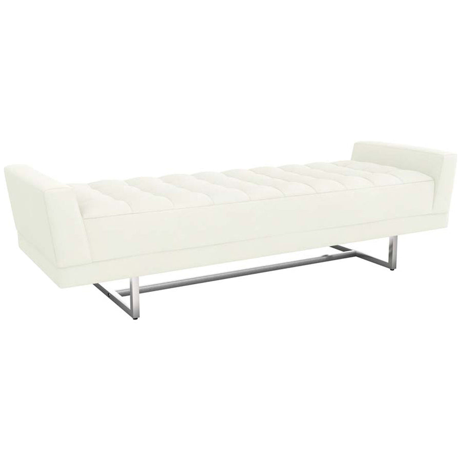 Interlude Home Luca King Bench - Shell