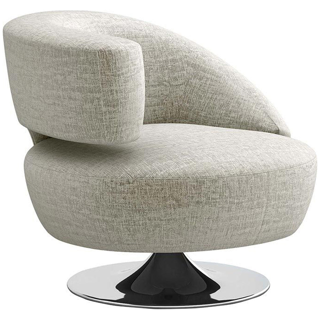 Interlude Home Isabella Swivel Chair