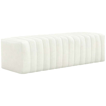 Interlude Home Cleo Bench - Shell