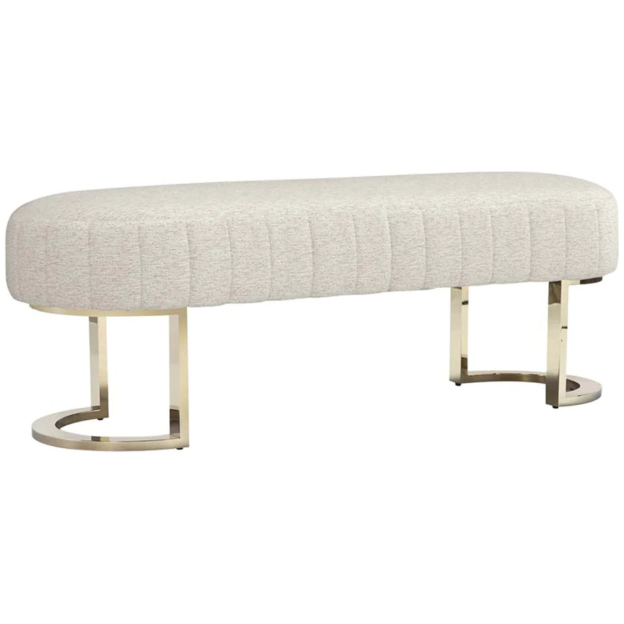 Interlude Home Harlow Bench - Drift