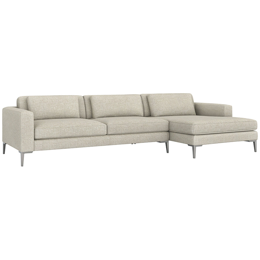 Interlude Home Izzy 2-Piece Sectional - Loma Weave