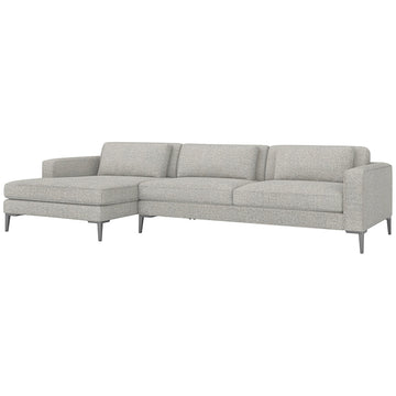 Interlude Home Izzy 2-Piece Sectional - Loma Weave