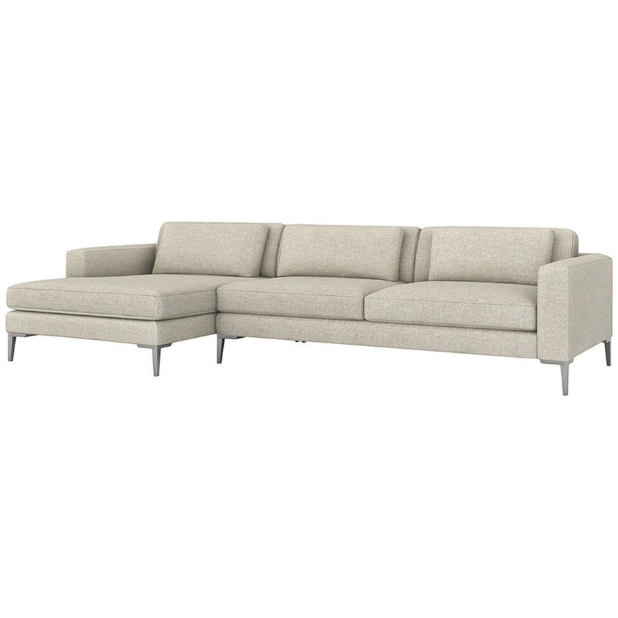 Interlude Home Izzy 2-Piece Sectional - Loma Weave