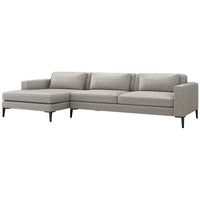 Interlude Home Izzy Feather Chaise 2-Piece Sectional