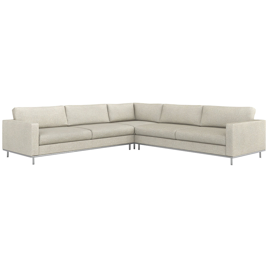 Interlude Home Valencia 3-Piece Sectional - Loma Weave