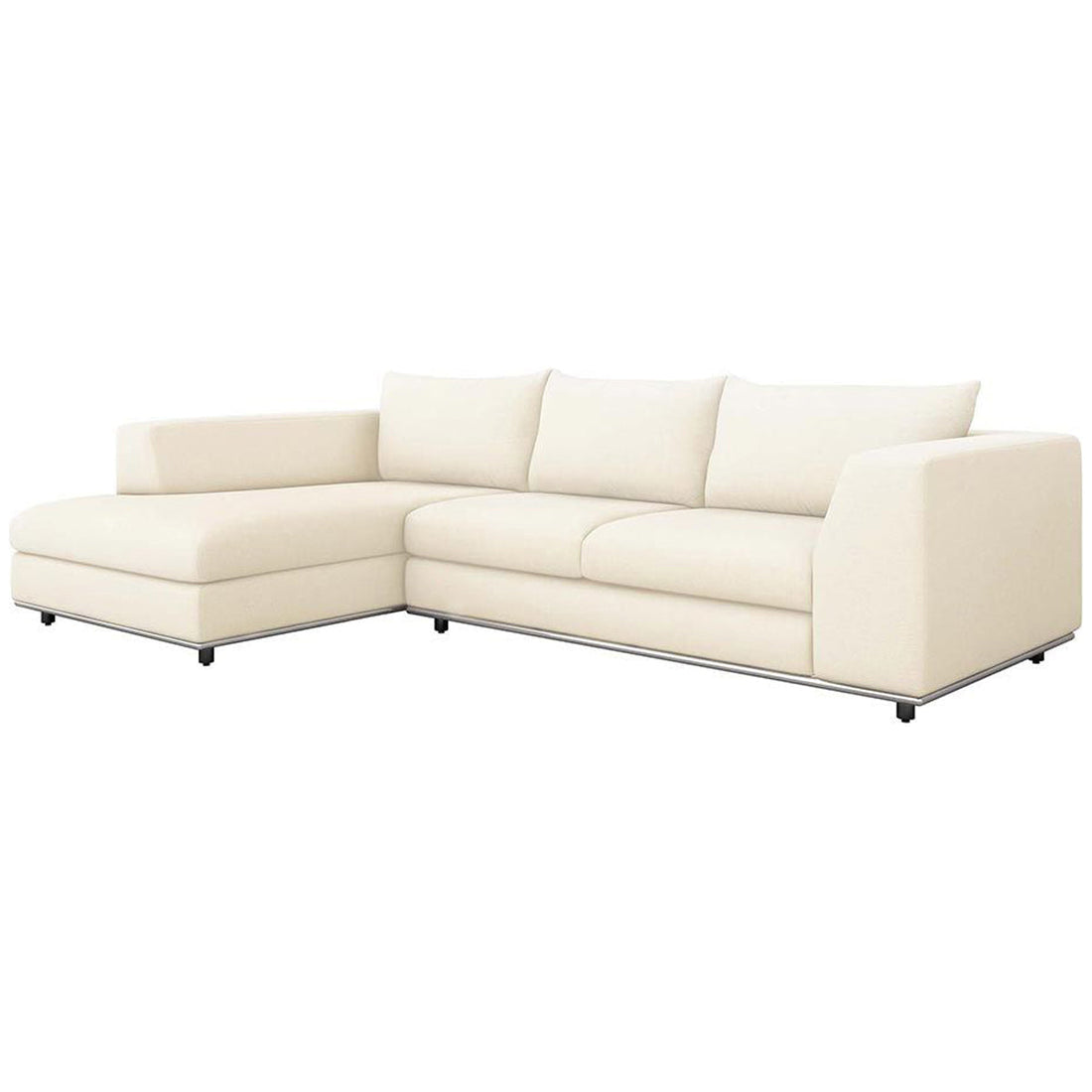 Interlude Home Comodo Chaise 2-Piece Sectional - Pure