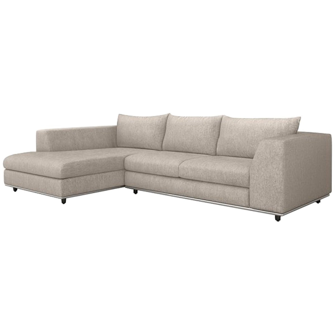 Interlude Home Comodo Sectional - Luxe Chenille