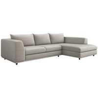 Interlude Home Comodo Sectional - Heathered Chenille