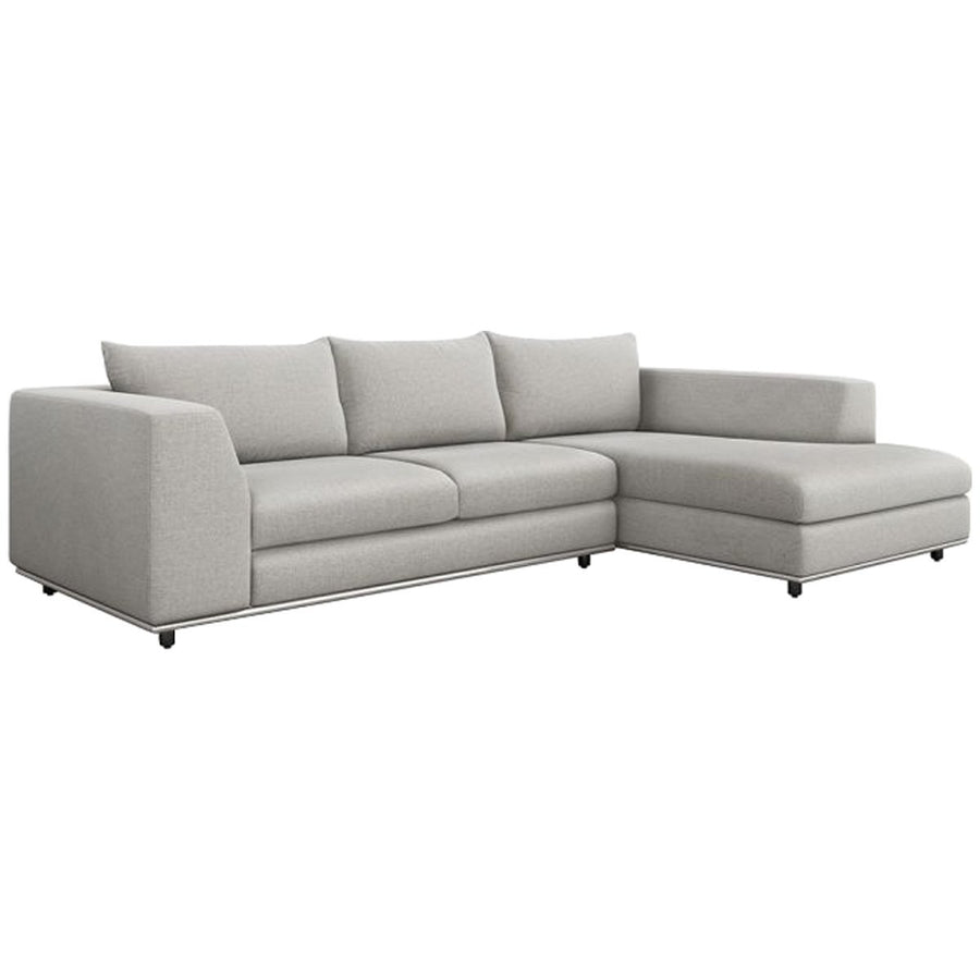 Interlude Home Comodo Sectional - Faux Linen