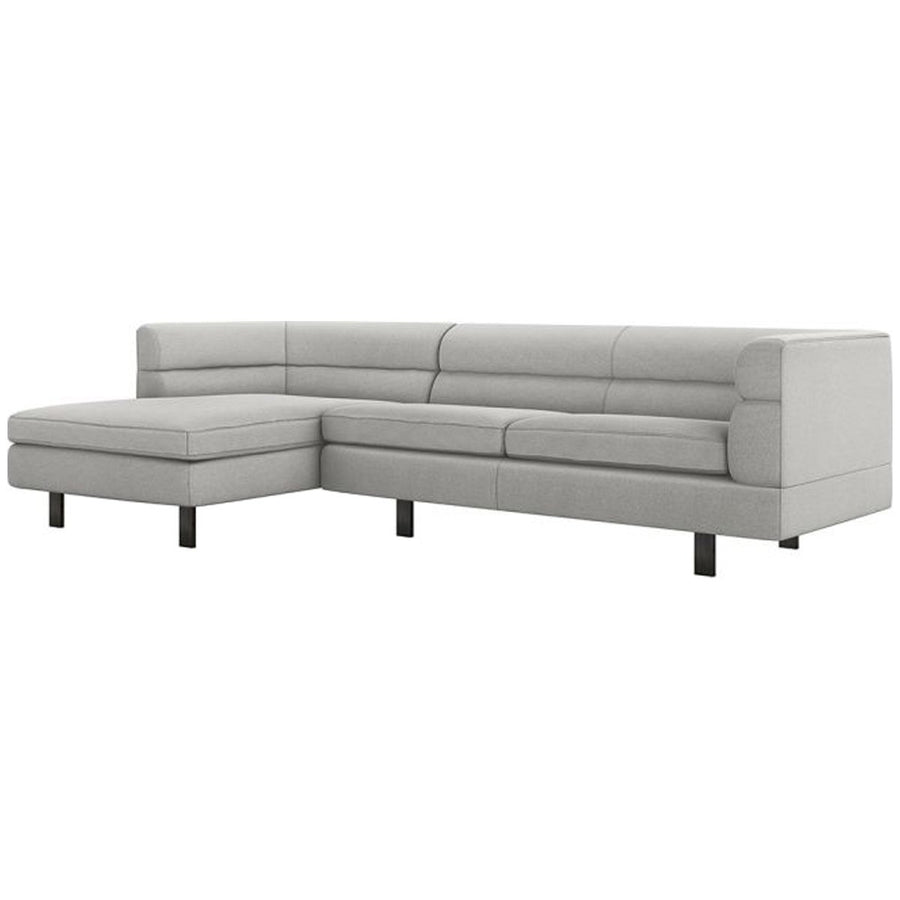 Interlude Home Ornette Sectional - Faux Linen