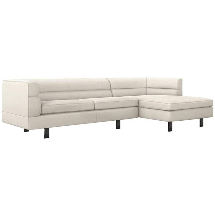 Interlude Home Ornette Sectional - Faux Linen