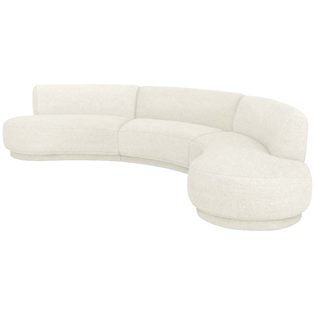 Interlude Home Nuage Sectional - Foam