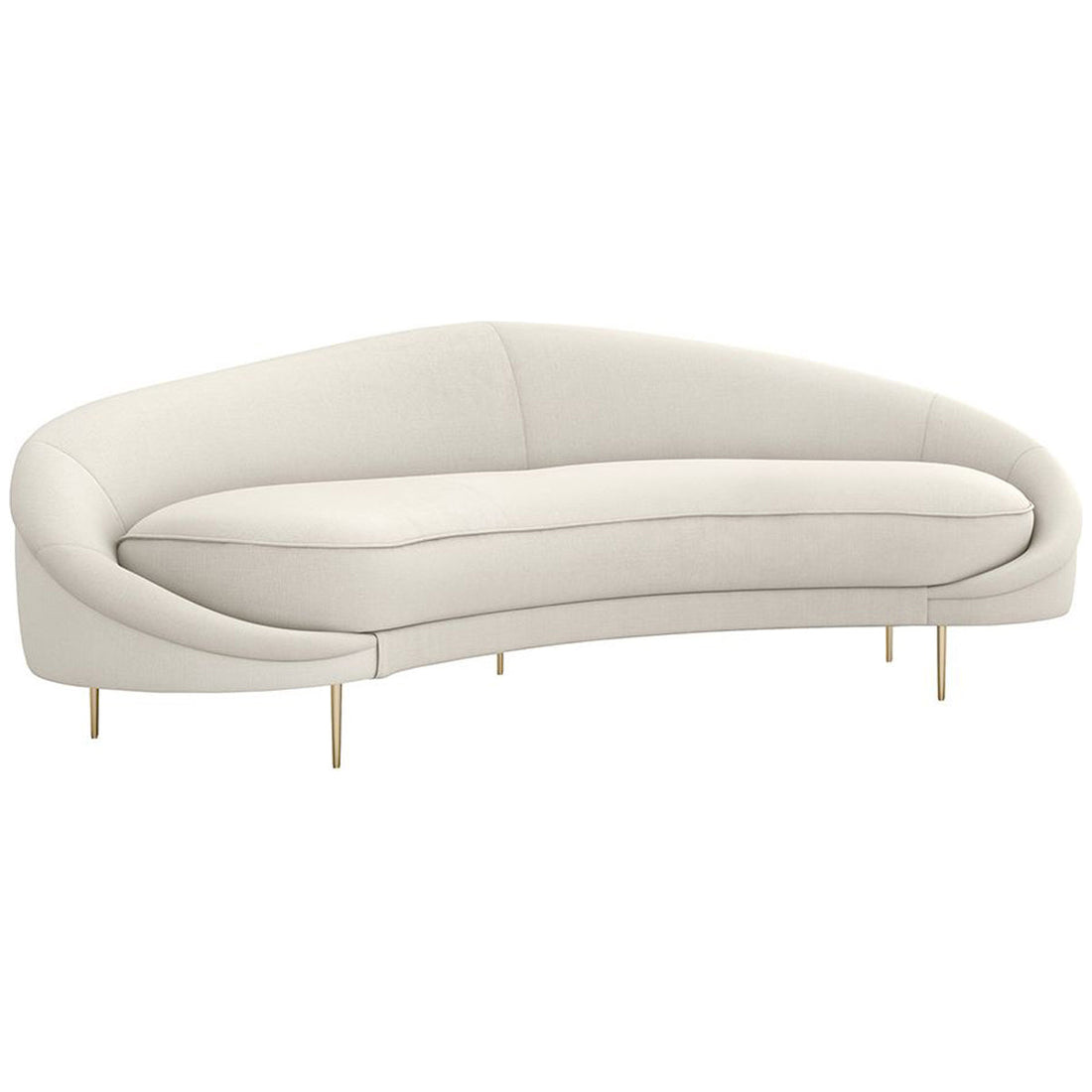 Interlude Home Ava Sofa - Faux Linen