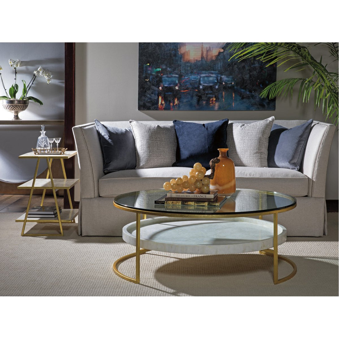 Artistica Home Cumulus Large Round Cocktail Table